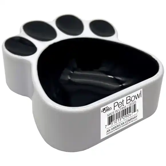 Kole Imports Paw Shaped Pet Bowl