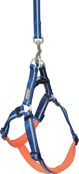 Terrain Reflective Neoprene Lined Dog Harness - Dark Blue
