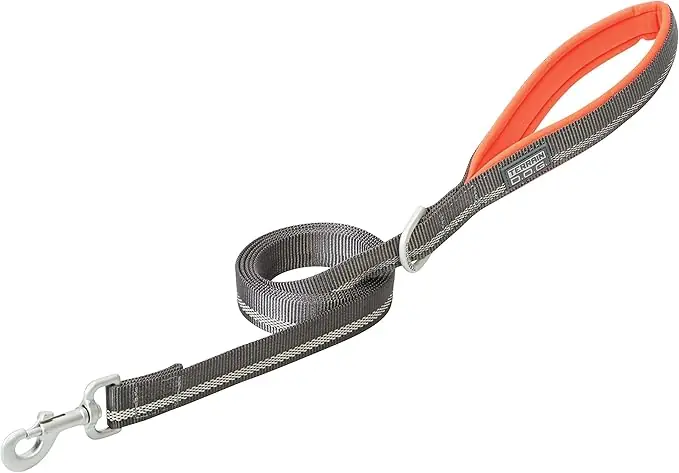 Terrain D.O.G Reflective Neoprene Lined Dog Leash - Dark Grey 1" X 4‘