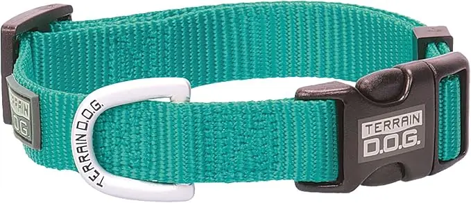 Terrain D.O.G Nylon Adjustable Snap-N-Go Dog Collar - Mint