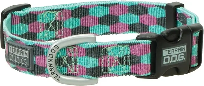 Terrain D.O.G. Patterned Snap-n-Go Collar - Honeycomb