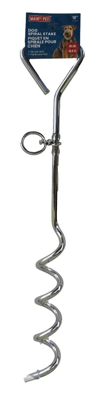 Main St. Pet™ 18" Dog Tie-Out Spiral Stake