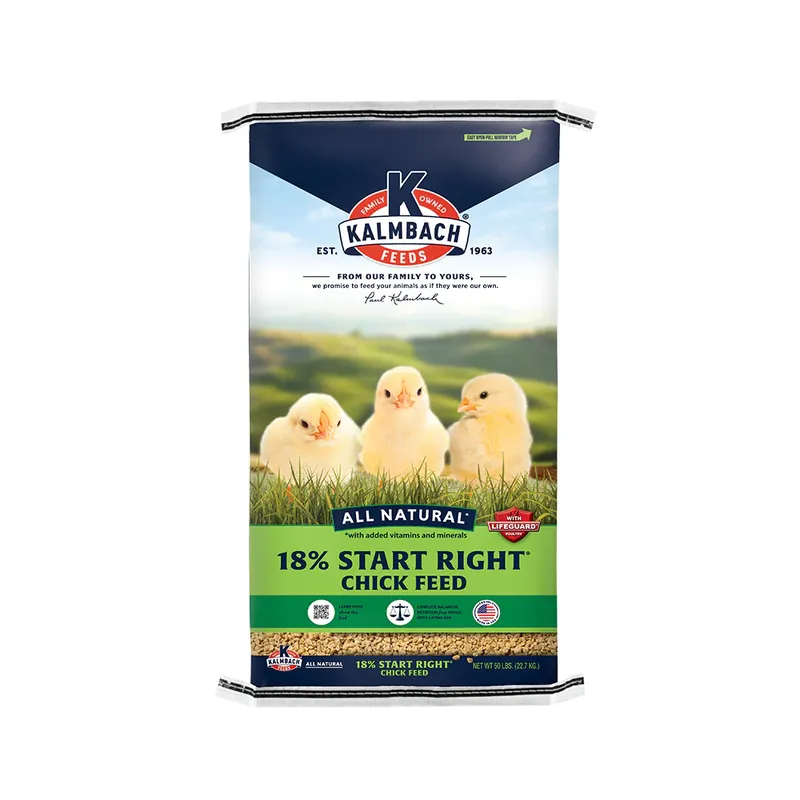 Kalmbach Feeds18% Start Right Chicken Crumble Feed 50lbs