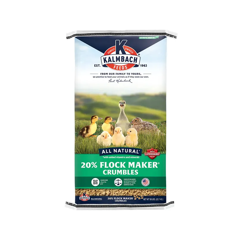 Kalmbach Feeds 20% Flock Maker (Crumble) Feed 50lbs
