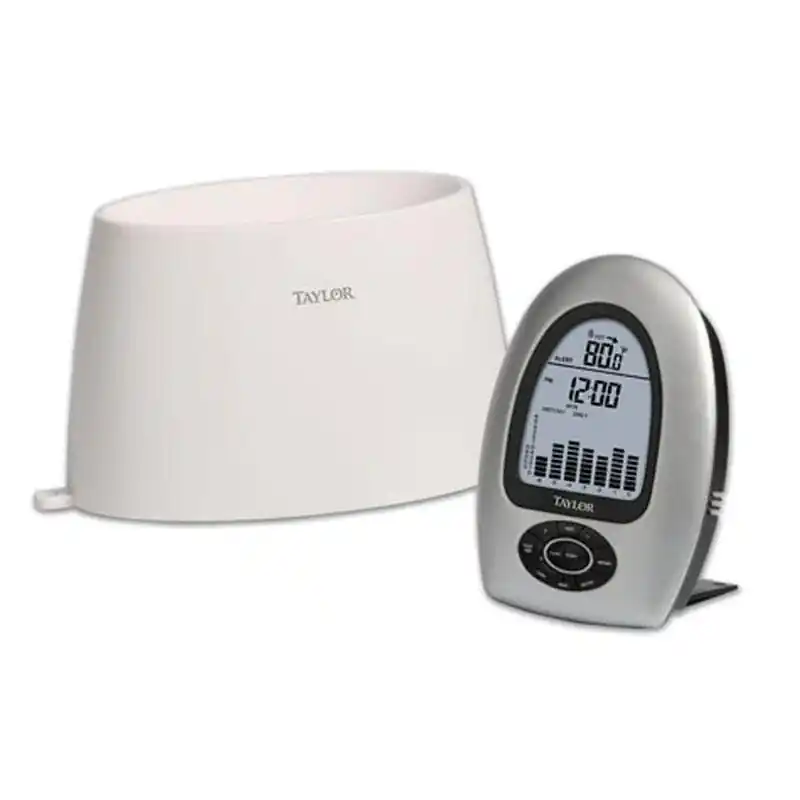 Taylor Precision Products Wireless Rain Gauge with Thermometer