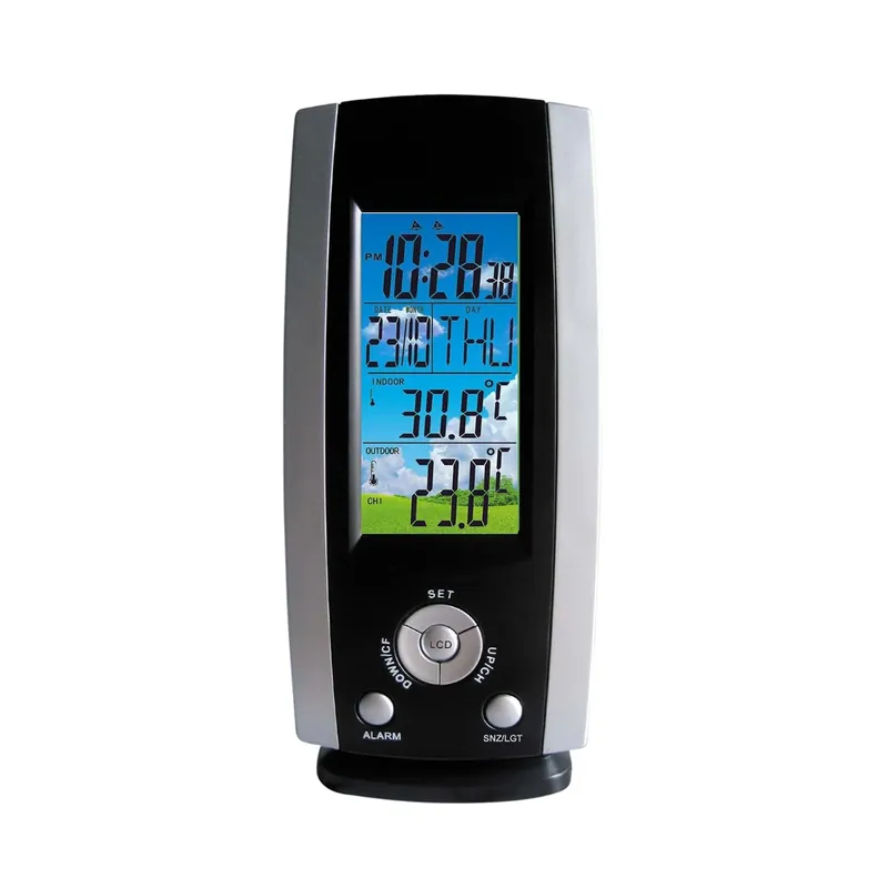 Taylor Precision Products 3 Channel Wireless Weather Station with Clock