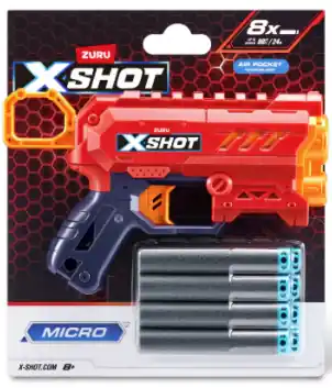 ZURU - X-Shot Excel Micro 2.0 Blaster 8 Darts