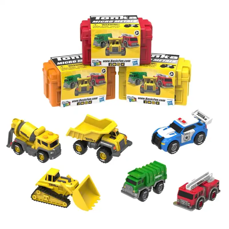 Tonka Micro Metals Vehicles Single Pack (Assorted Styles)