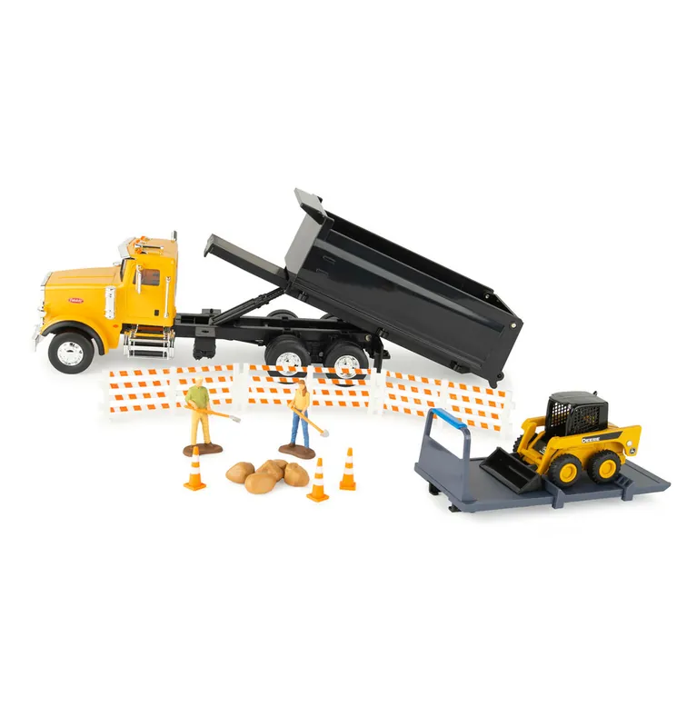 ERTL John Deere Switch ‘N Load™ Construction Playset – 1 32 Scale – 19 Piece Toy Set
