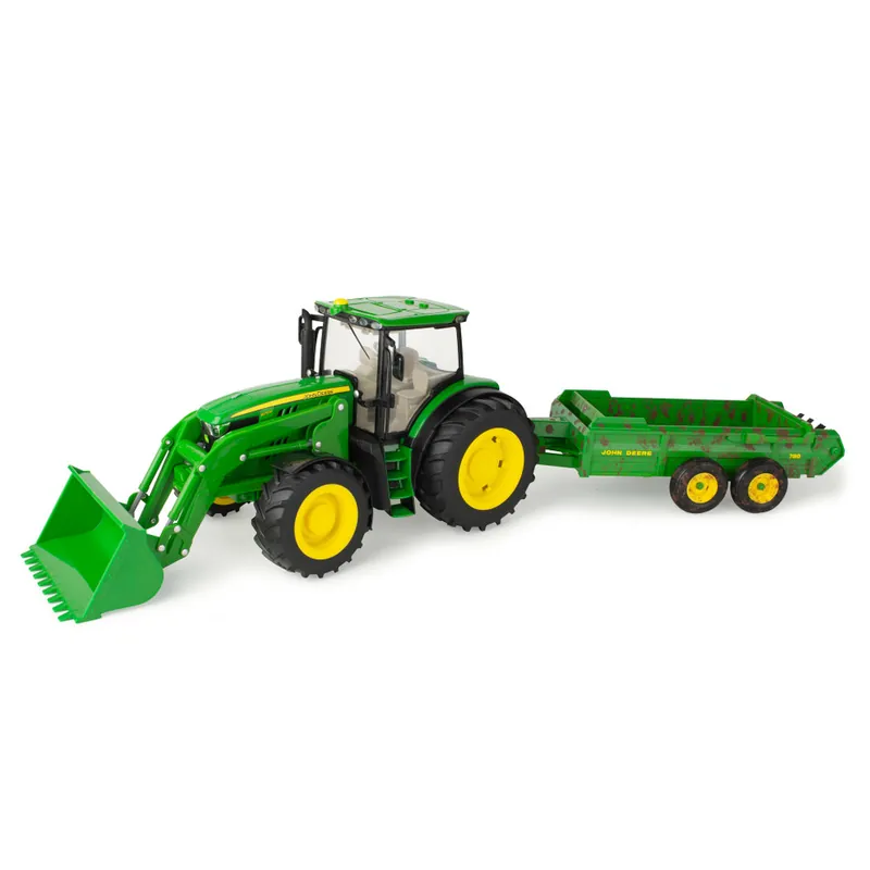 ERTL Big Farm John Deere 1 16 Scale 6210R Tractor with Spreader