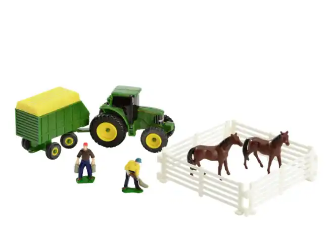 John Deere 10 Piece Farm Toy Set