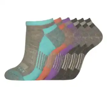 Dickies Women‘s Dri-Tech Light Grey No Show Socks - 6 Pk