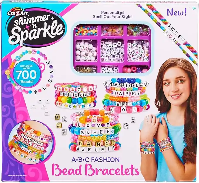 Cra-Z-Art Shimmer ’N Sparkle DIY ABC Fashion Beads