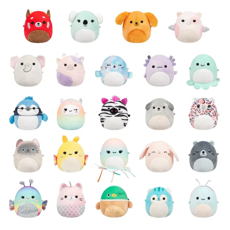 Squishmallows Micromallows 2.5‘‘ Blind Plush with Fashion (Assorted Styles)