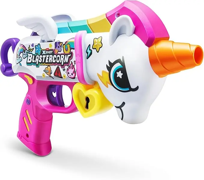 Zuru XSHOT Blastercorn Unicorn Dart Blaster for Kids