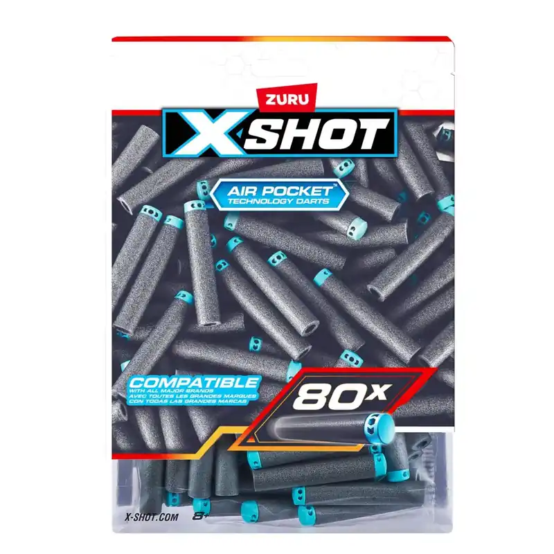 Zuru XSHOT Excel Darts Refill Pack - 80 Darts