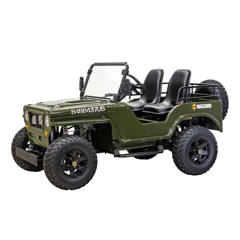 Massimo Motorsports GKD 350 All-Terrain Go Kart - Green