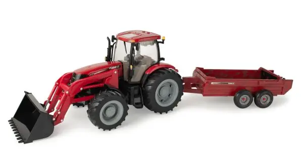 ERTL 1/16 Case IH Puma 195 Tractor with Loader & Manure Spreader