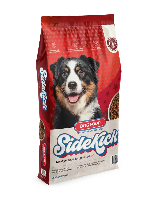 Sidekick Dog Food for Active, Adult Dogs 40lbs