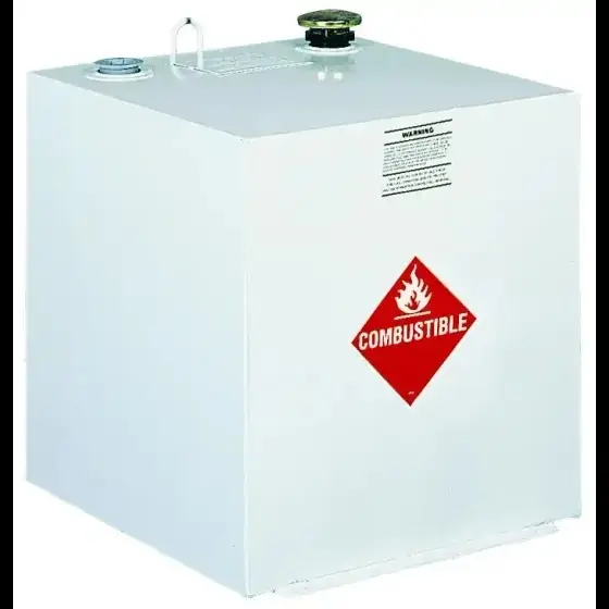 Delta 485000 50 Gallon Square Fuel Transfer Tank - White