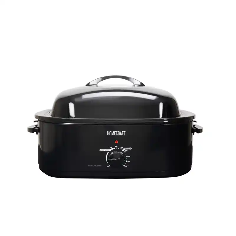 Homecraft HCRO18BK 18 Qt. Professional Black Roaster