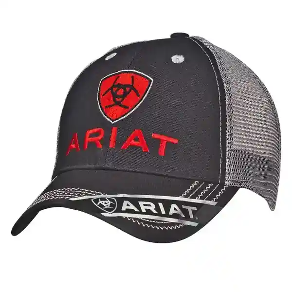Ariat Men‘s Shield Logo Baseball Cap - Black/Red OS