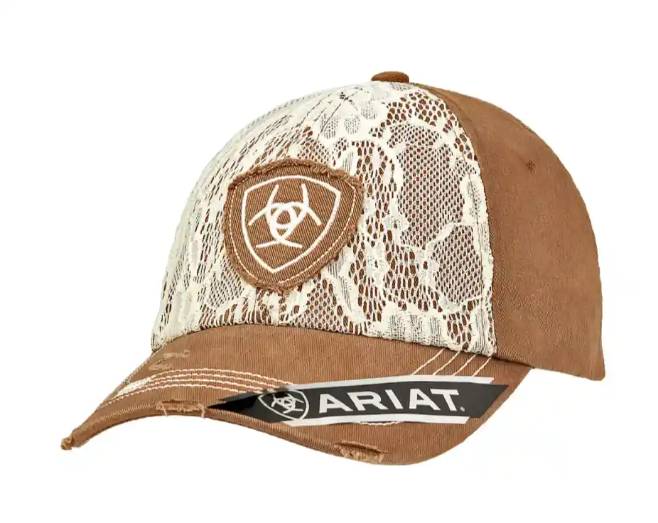 Ariat Women‘s Lace Cap - Brown OS