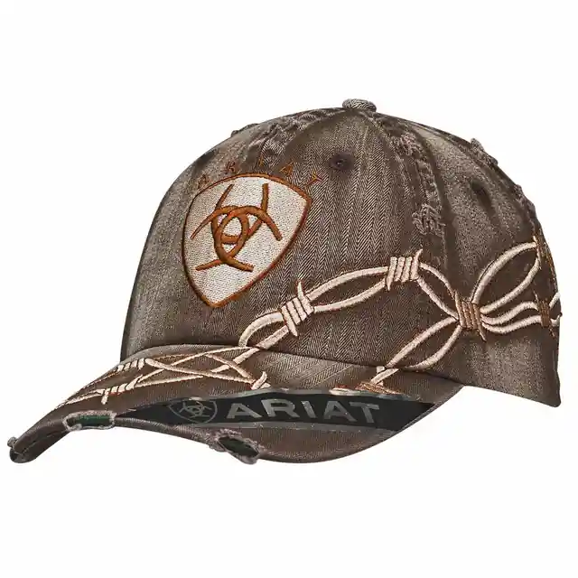 Ariat Men‘s Barbed Wire Baseball Cap - Brown Camo