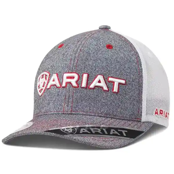 Ariat Men‘s Yupong Snapback Baseball Cap - Grey/White