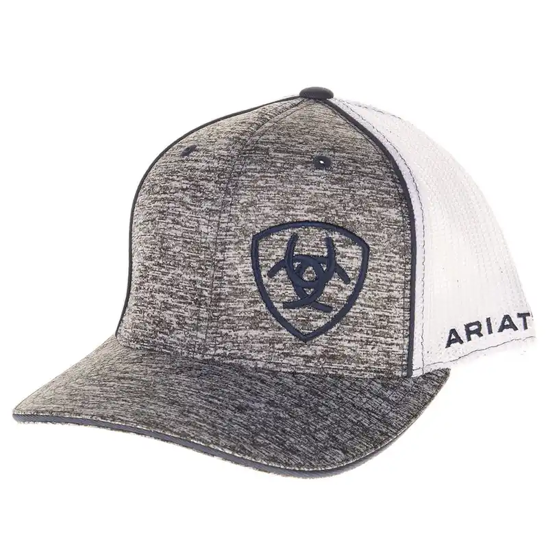Ariat Men‘s Offset Shield Baseball Cap - Navy
