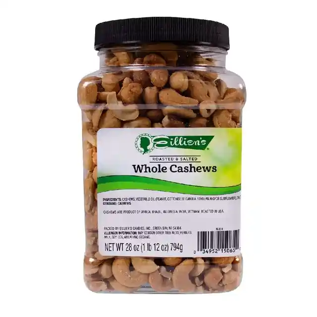 Eillien‘s Cashews - Whole Roasted, 28oz