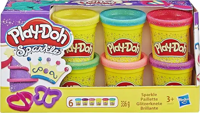 Hasbro Play-Doh Sparkle Collection 6-Pack