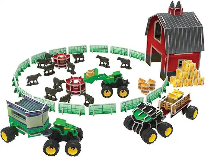 ERTL John Deere Buildable Farm Toy Play Set