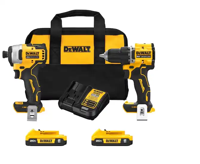 DeWalt Atomic 20V MAX Brushless Compact Drill/Driver & Impact Combo Kit