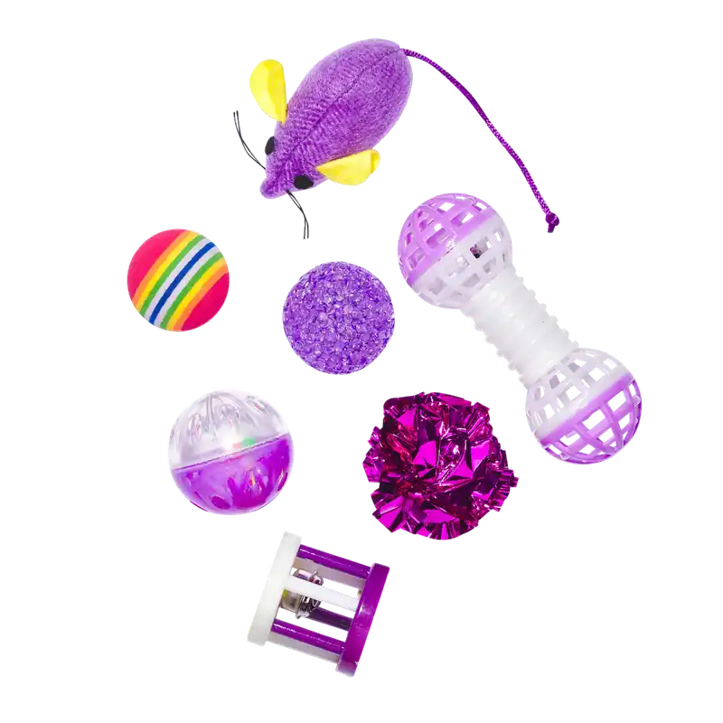 Main St. Pet™ 7-Pc Ball & Mice Variety Pack Cat Toys