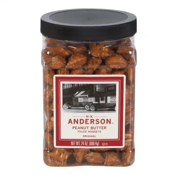 H.K. Anderson Peanut Butter Filled Pretzels 24 oz. Jar