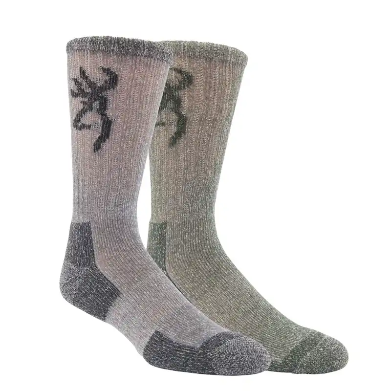 Browning Men‘s Year Round Wool LARGE Sock - Assorted Colors