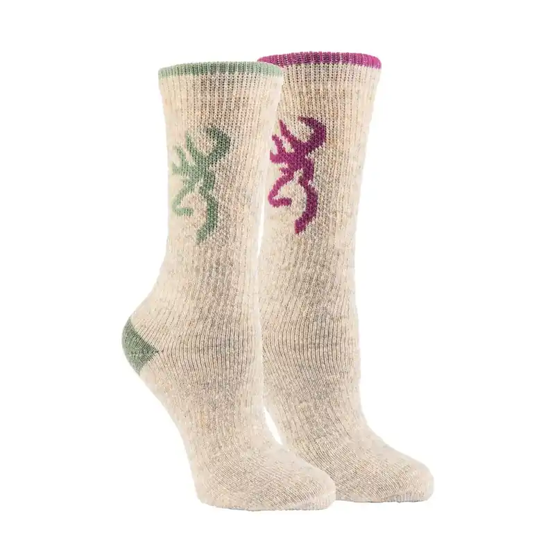 Browning Women‘s Poplar Wool Blend 2-Pack Socks