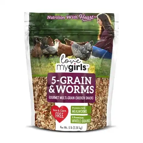 Love My Girls 5-Grain & Worms Chicken Snacks