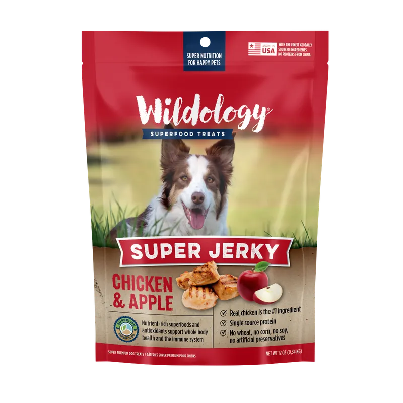 Wildology® Chicken & Apple Super Jerky 12oz