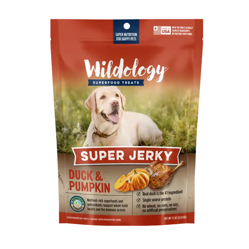 Wildology® Duck & Pumpkin Super Jerky 12oz