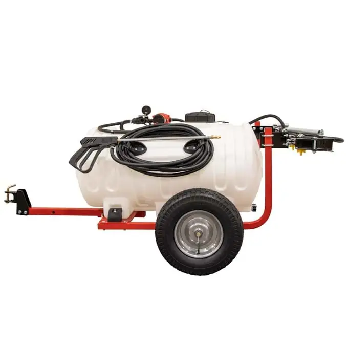FIMCO 45 Gallon Lawn and Garden Trailer Sprayer, 2.4 GPM pump, 4 Nozzle Boom