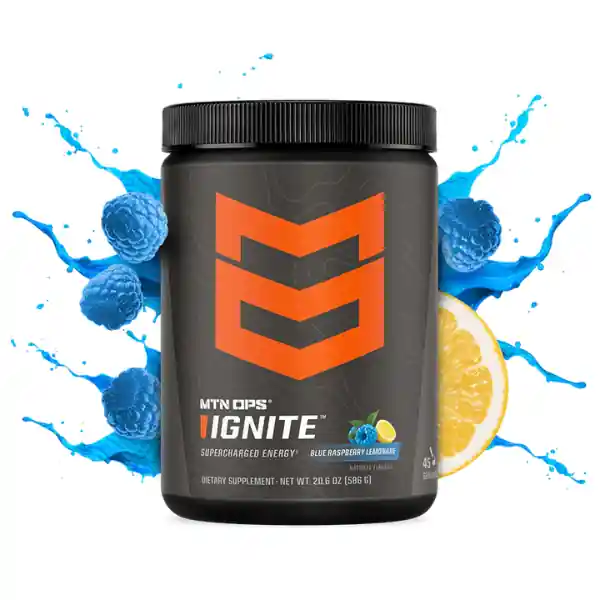 MTN OPS Ignite Supercharged Energy Supplement - Blue Raspberry