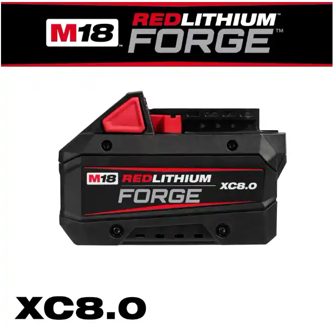 Milwaukee 48-11-1881 M18™ REDLITHIUM™ FORGE™ XC8.0 Battery Pack
