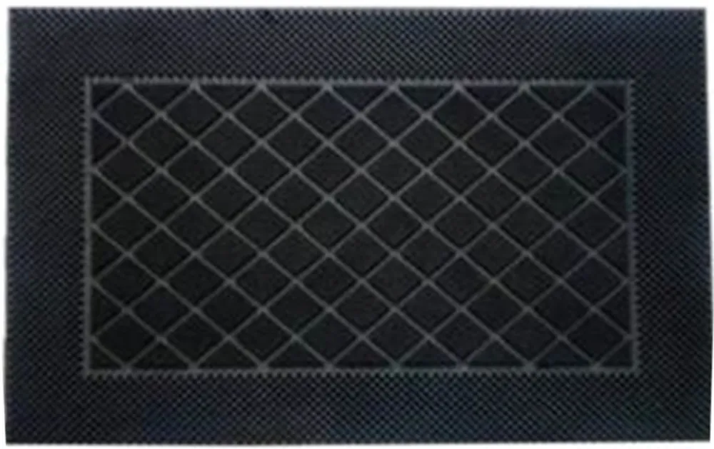 Direct Home 18" x 30" Rubber Pin Doormat - Black