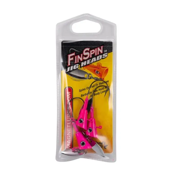 Leland Lures Fin Spin 3pc Pack Pink