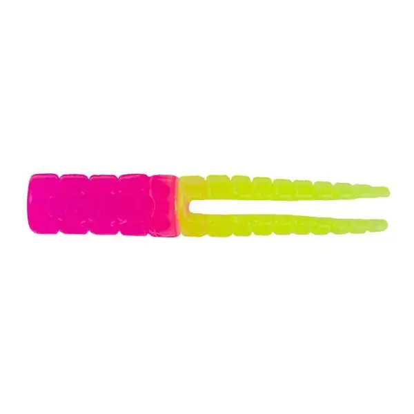 Leland Lures Crappie Magnet 15pc Body Pack-Pink/Chartreuse