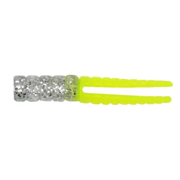 Leland Lures Crappie Magnet 15pc Body Pack- Enid/Chartreuse
