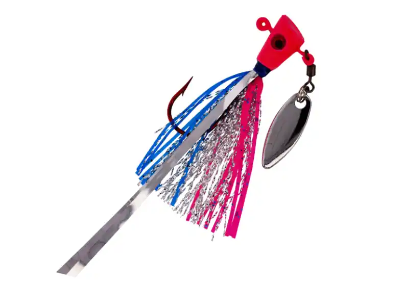 Leland Lures Crappie Magnet Fin Spin Pro Series Jig Les Pink
