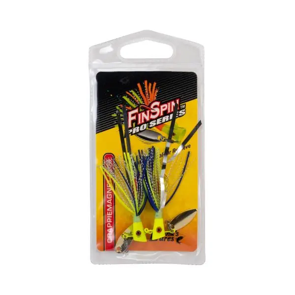 Leland Lures Fin Spin Pro Series-Therapist Chart 1/8oz 2pk